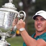 Brooks Koepka Trägt Replica Rolex Uhren: Sky-Dweller 326935 in Everose Gold